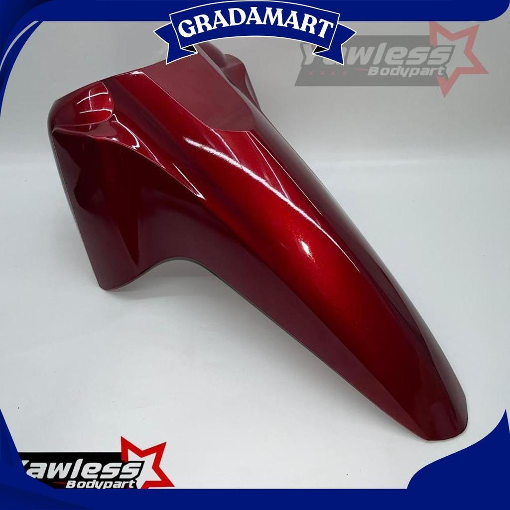 Spakbor Depan Revo Lama Slebor Depan Revo 100 Merah Ori