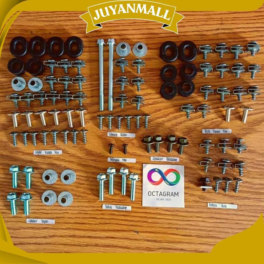 Baut Fullset Body Yamaha Jupiter Mx New 135/Baut Fullset Body Yamaha Jupiter Mx New Cod