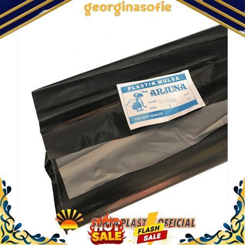 GROSIR Plastik Mulsa Hitam Perak 0,5x200 kemasan 1kg