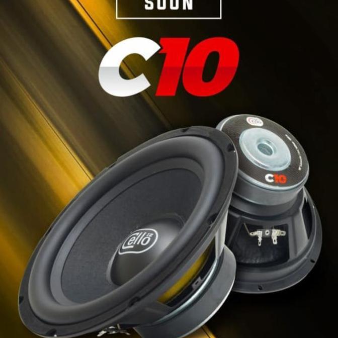 Subwoofer Cello 10inch E10 DVC-4ohm murah