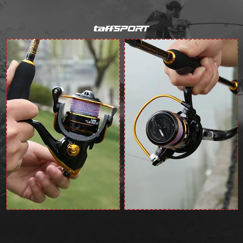 PROMO Reel Pancing Mini Metal Spinning Fishing Reel Gear Ratio 4.8:1 - Reel Pancing Murah Kuat Reel 