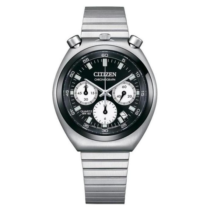 Citizen Quartz AN3660-81E Tsuno Chrono Bullhead Reverse Panda