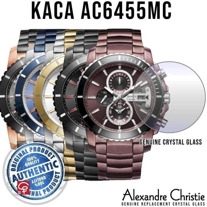 KACA JAM TANGAN ALEXANDRE CHRISTIE AC6455 AC 6455 MC AC6455BF ORIGINAL terlaris