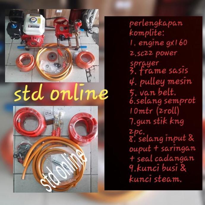 TEASEL STEAM BENSIN UTK CUCI MOTOR UTK USAHA KOMPLIT STEAM