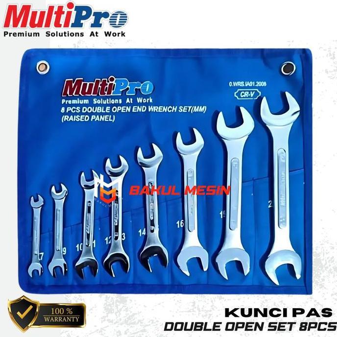 CHRYSAN Kunci Pas Double Open Set 8pcs Kunci Multipro
