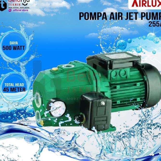 LUFTAIR- Airlux Pompa Air Jet Pump 255 A Bit Jetpump 30 Meter 250 Watt 255A