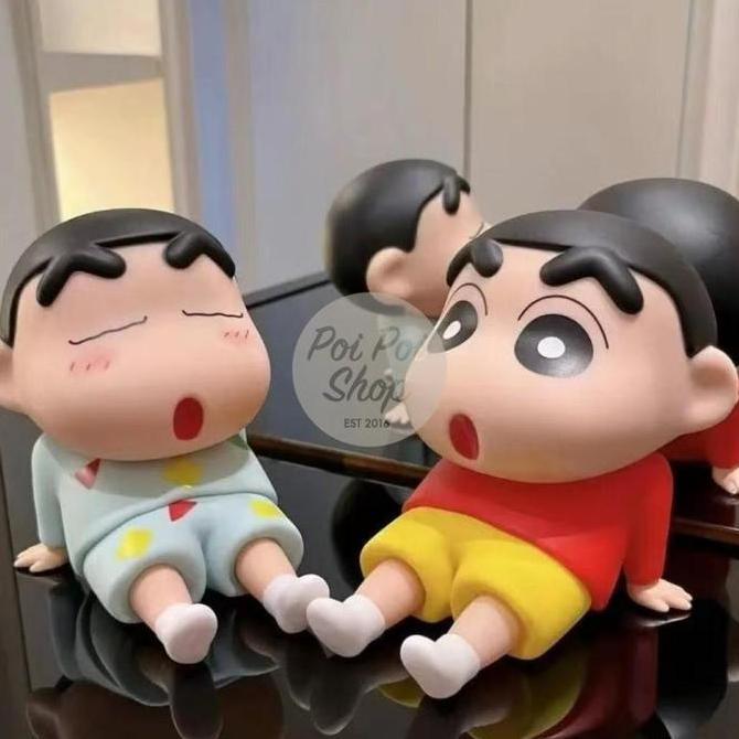 Produk Unggulan] Stand HP Crayon Shinchan Tatakan Sandaran Ponsel Handphone Holder Senderan Hp Lucu 