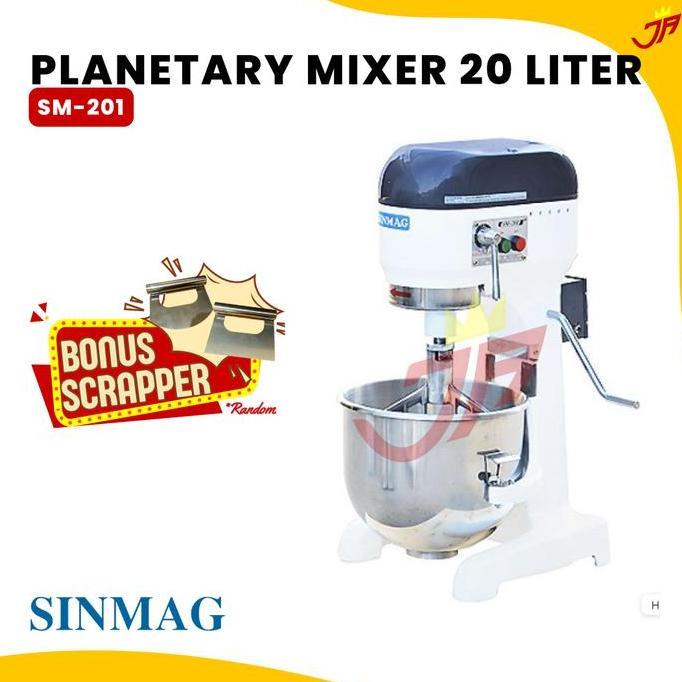 TERBARU Planetary Mixer Sinmag / Mixer Taiwan 20 Liter SM-201 / SM 201