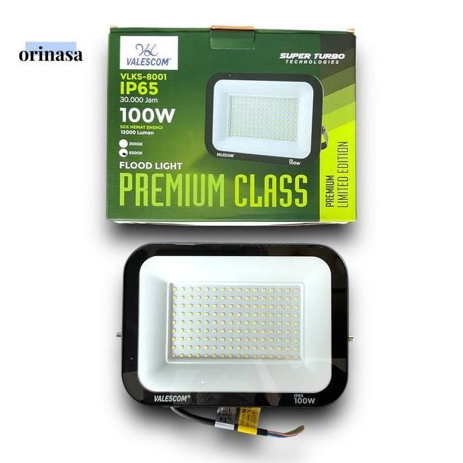 Lampu LED Sorot Floodlight Valescom Premium 100W 100 Watt VLKS-8001