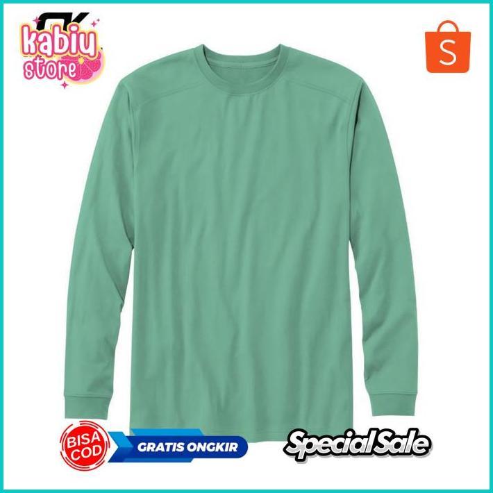 ew-98 fgk-45 Re27 KAOS OLAHRAGA LENGAN PANJANG POLOS JERSEY SEPAK BOLA FUTSAL BADMINTON VOLLY LARI G