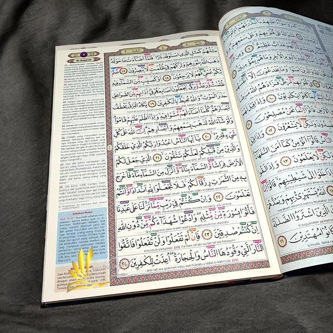 Al Quran Al Karim Terjemah Tajwid Warna Transliterasi A4