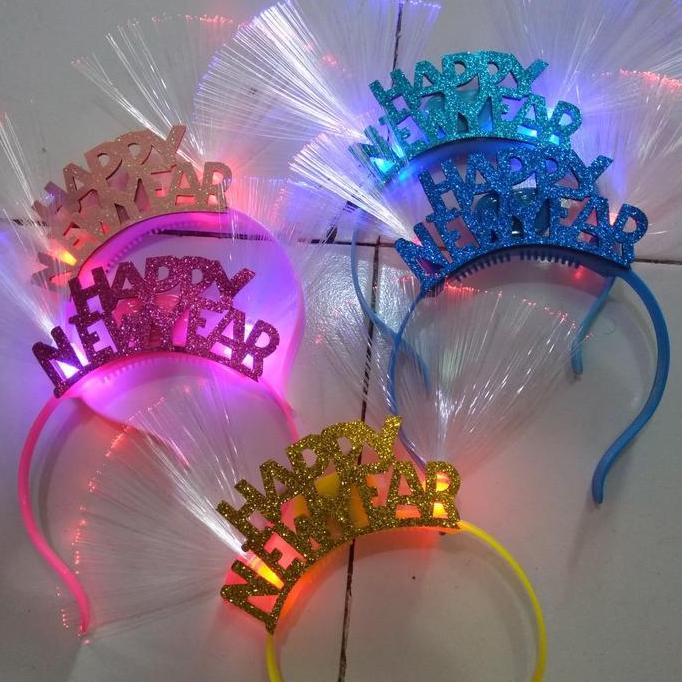 >>>>>] bando tahun baru happy new year aksesoris taun baru lampu led