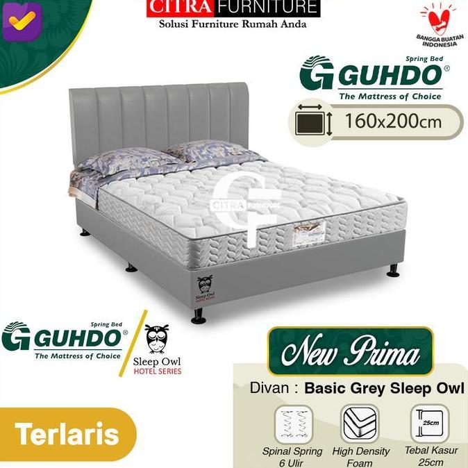 Guhdo Springbed New Prima 160x200x25 - Full set | Gudho Spring bed