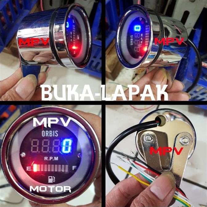 AMPER BENSIN DIGITAL TACHOMETER INDIKATOR RPM DIGITAL ORIGINAL DAN TERPERCAYA