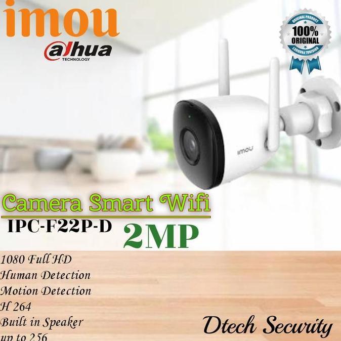 BEBAS ONGKIR - Imou bullet 2C-D / IP Camera 2MP Wifi Imou Bullet 2C Audio wireles