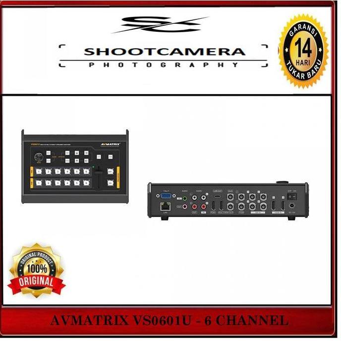 TERMURAH - AVMATRIX VS0601U 6 CHANNEL VIDEO SWITCHER - AVMATRIX VS 0601U