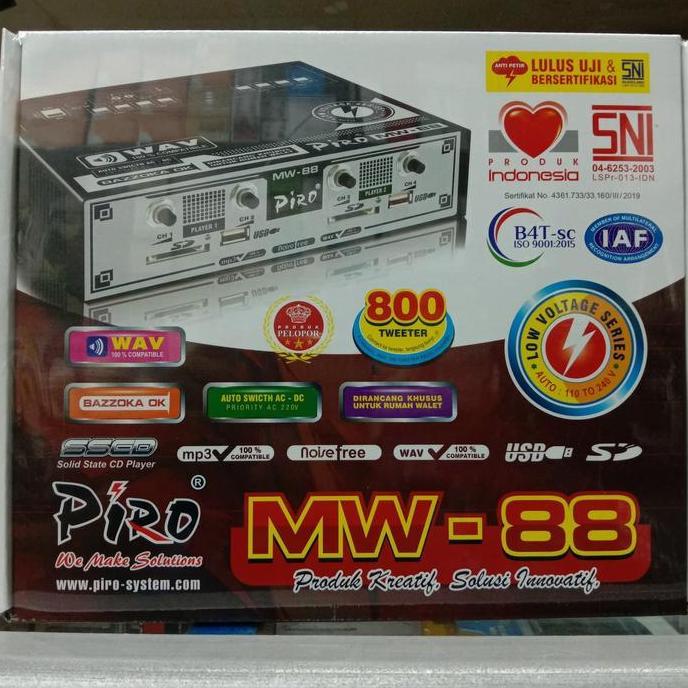 Ampli piro mw 88/ampli walet piro mw88