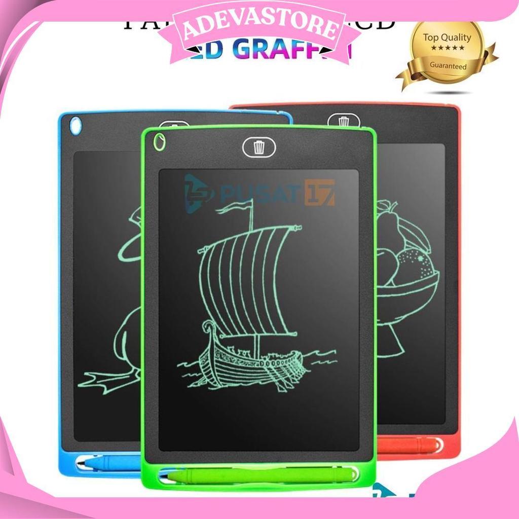 Papan Belajar Tulis Anak Lcd Tablet 8.5 Inch Portable Ori