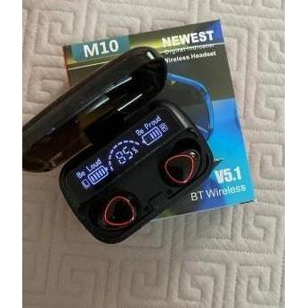 Iphone 7 7 Plus Headset Wireless Earphone TWS Bluetooth HD LED + Mic Original