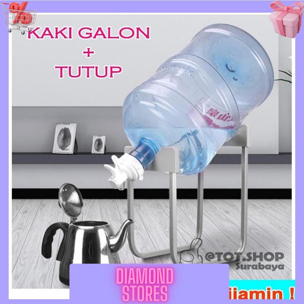 Hot Sale RAK DUDUKAN GALON AIR BESI DAN KRAN TUTUP GALON UNTUK DIMEJA MODEL U ANTI RIBET KERAN