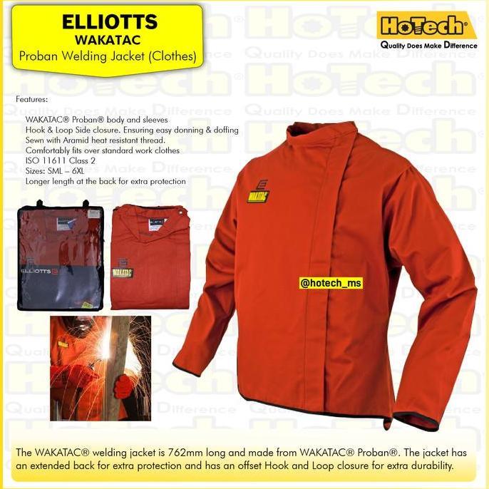 Promo Welding Jacket | Elliotts Wakatac Jacket | Jaket Las Elliot Wakatac Cod