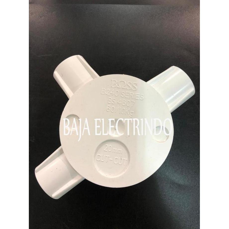 Promo T Dus Tdus Cabang 3 Putih 20Mm Merk Boss Per 50Pcs Cod