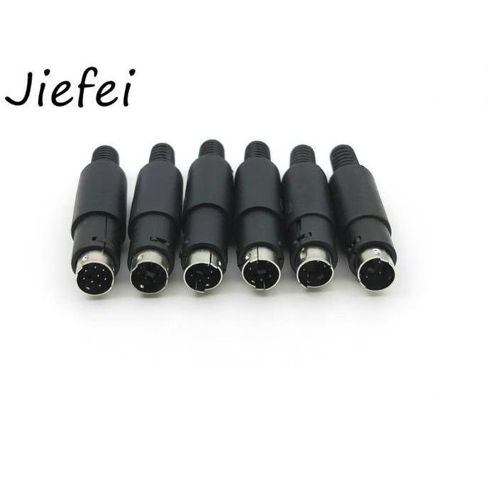 Promo 10Pcs Mini Din Ma Plug 3Pin 4Pin 5Pin 6Pin 7Pin 8Pin 9Pin Cod