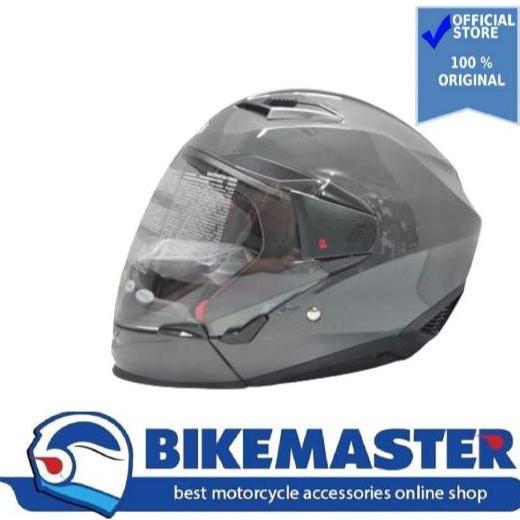 TERBARU - Helm Zeus ZS-611C Grey11C Modular New!!