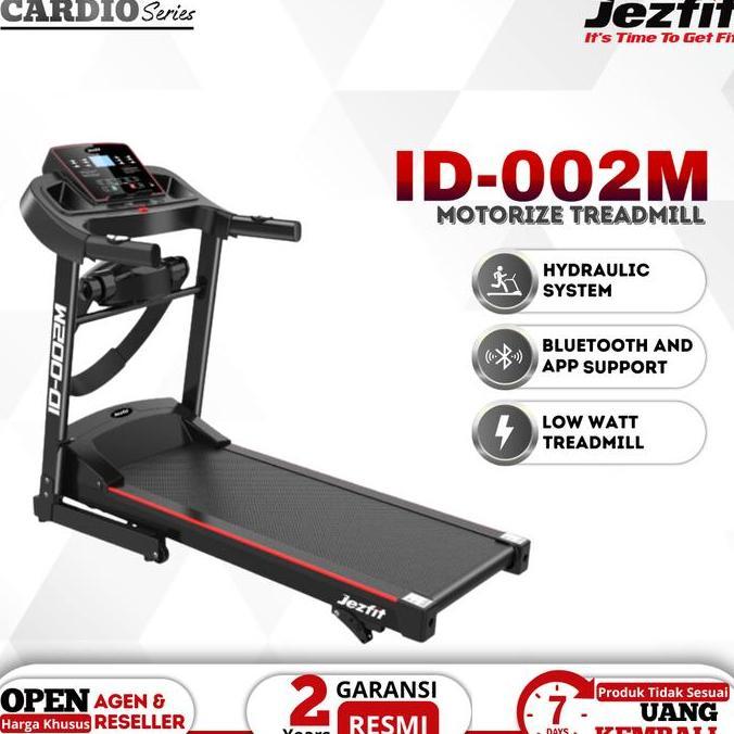 TERLARIS - Jezfit Alat Fitness Treadmill Elektrik ID 002M