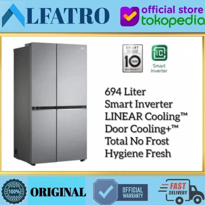 NEW LG Side By Side GCB257SLVL Inverter GC-B257SLVL Kulkas Inverter GCB257