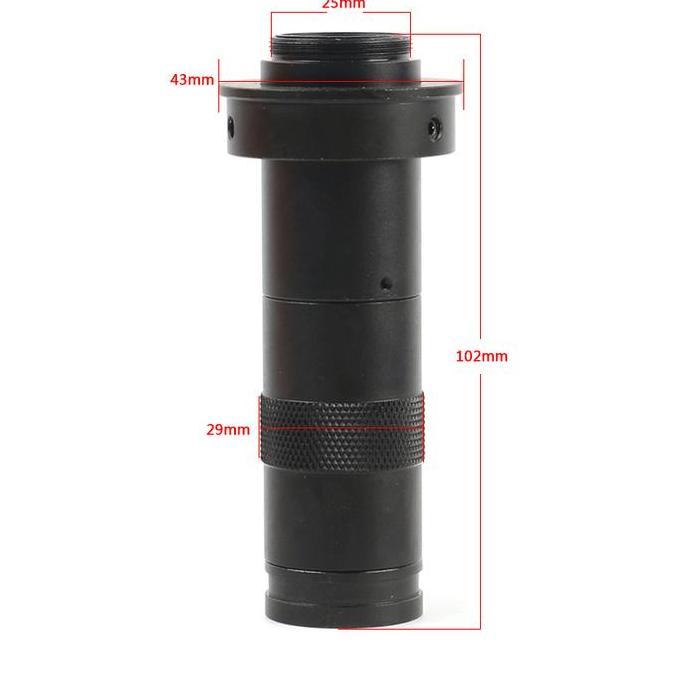 Promo 200X Continuous Zoom C Cs Mount Ns Industrial Magnifier Cod