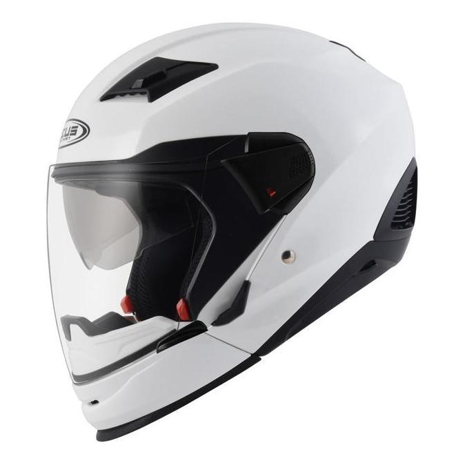 TERBARU - ZEUS 611C WHITE MODULAR HELMET