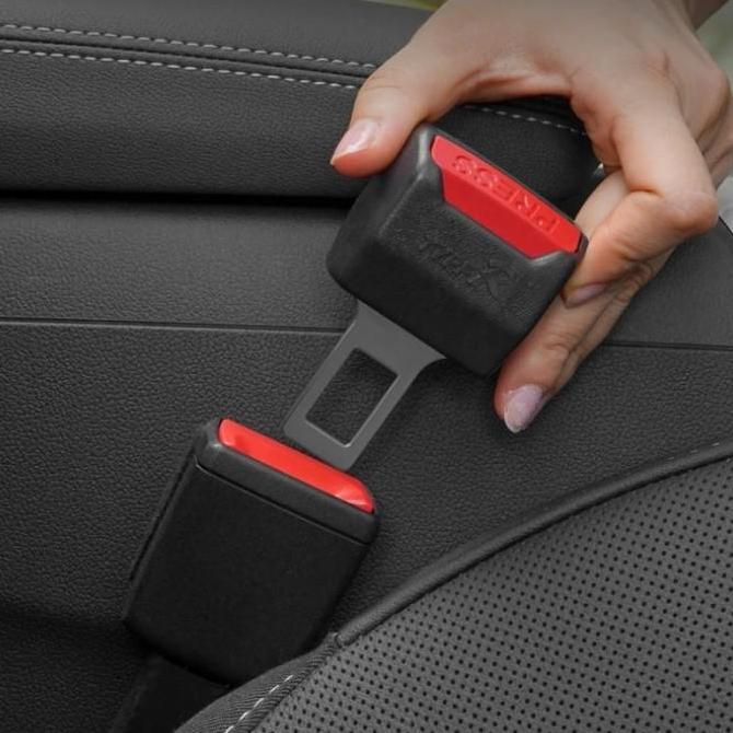 DT59 >> Car Seat Belt Buckle Klip Sabuk Pengaman Mobil sabuk pengaman Logam