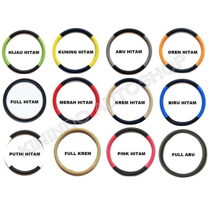 DF243>> Sarung Stir Mobil / Cover Steer Universal Yaris 2008 - 2013