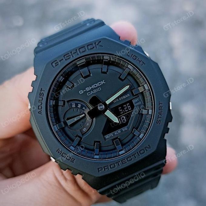 CASIO G-SHOCK GSHOCK GA-2100-1A1/ga2100 1a1 FULL BLACK ORIGINAL