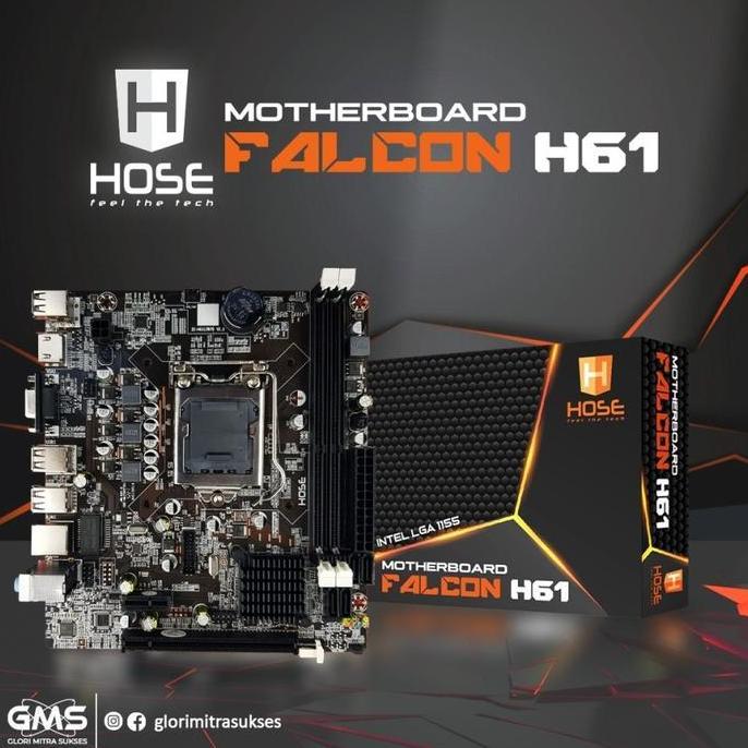 TERBARU - HOSE H61 - Micro ATX Motherboard LGA 1155
