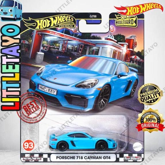 HOTWHEELS BOULEVARD PORSCHE 718 CAYMAN GT4 - PREMIUM 911 GT3 RS RWB