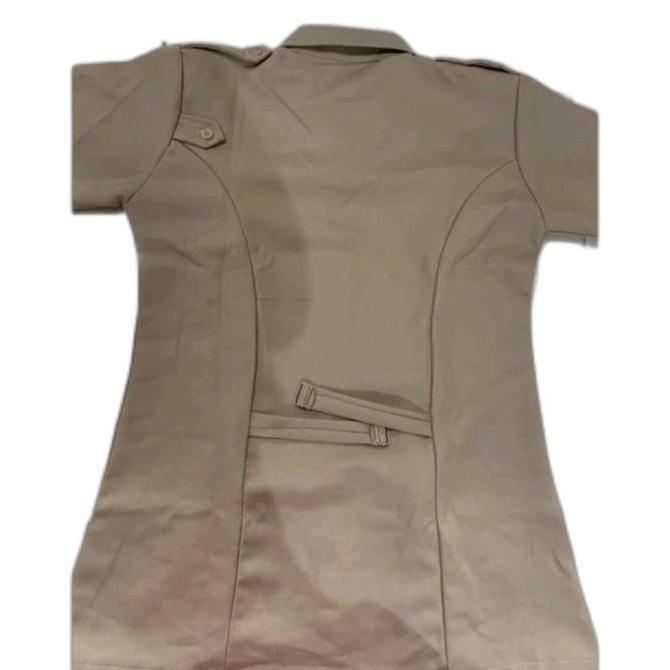 BAJU PRAMUKA PEREMPUAN bahan rapilo tali samping SMP/SMA/Guru Pembina