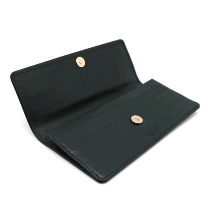 Dompet panjang Wanita Branded Kulit Asli Cewek Hitam