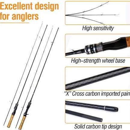 Joran UL carbon 1.8M1.98M lentur 3-6Lbs carbon padat/Joran ultralight UL Ajiro sakura 3-6lb fiber ku