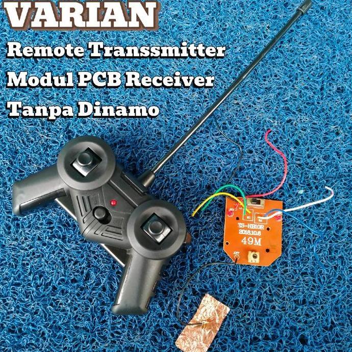 1 Set Remote Control + Modul + 2Unit Dinamo. Modul RC Transsmitter & Receiver 4 Channel 40 & 49 Mhz