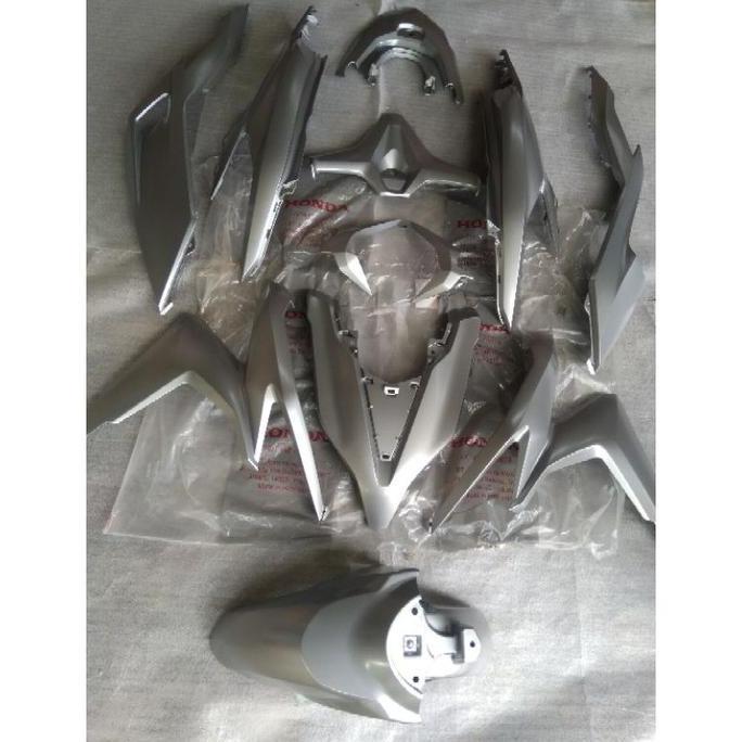 Full Set Body Vario 150 New Led 2018-2021 Silver Doff Matte Original