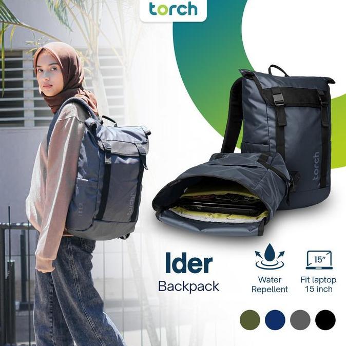 Promo Torch Tas Ransel Punggung Pria Wanita - Backpack Rain Cover Ider COD