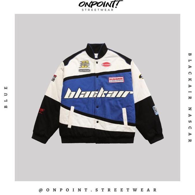 Promo Blackair nascar (blue) - jaket pria jaket nascar pria jaket nascar original jaket nascar vinta