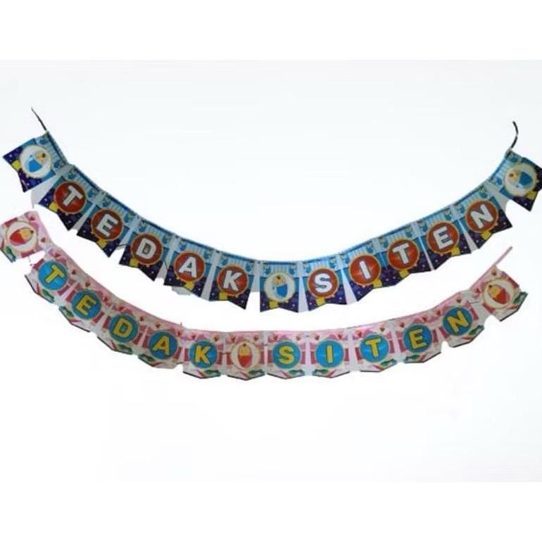 Banner tulisan tedak siten boy girl