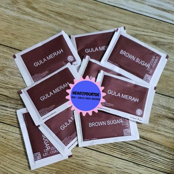 Gula Aren Sachet / Brown Sugar Sachet / Palm Sugar Sachet 1 Pack SMR