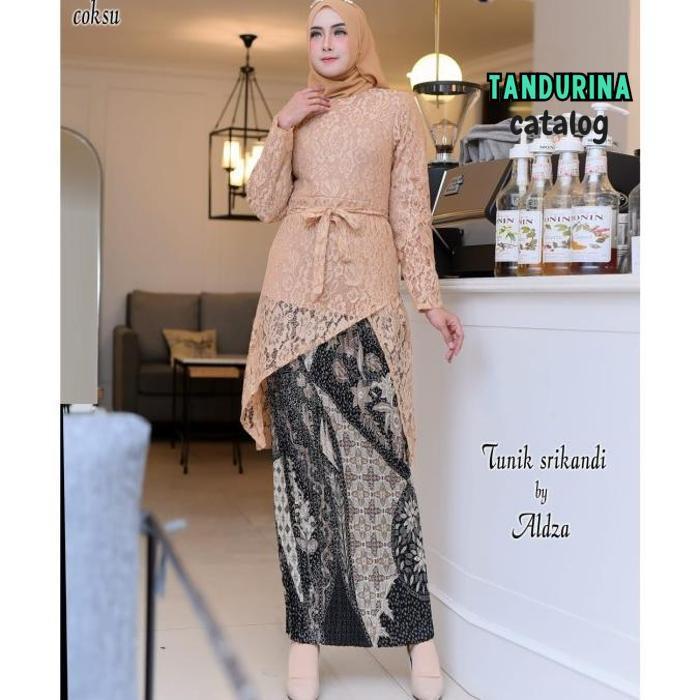 Best Seller fn-56 SETELAN KEBAYA SRIKANDI BROKAT ROK DUYUNG/ KEBAYA PESTA / KEBAYA MURAH BERBAGAI PI