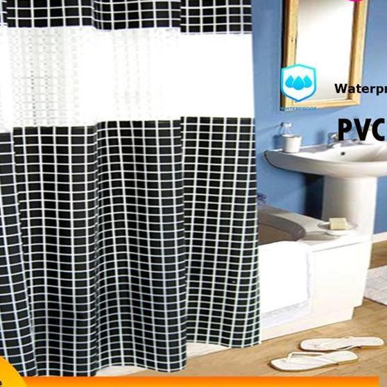 Fantasy Pvc Shower Curtain Tirai Gorden Tirai Kamar Mandi Plastik
