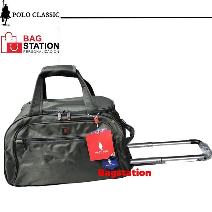 NEW TAS DUFFLE TRAVEL BAG POLO CLASSIC ORIGINAL TAS CABIN TROLLEY TROLI TAS PAKAIAN TAS PRIA