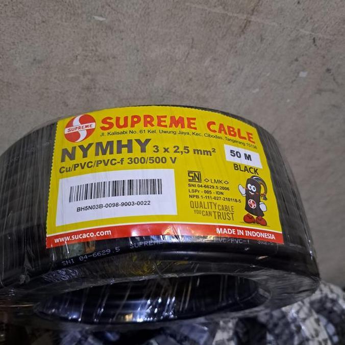 Kabel NYYHY 3x2.5x50M Supreme